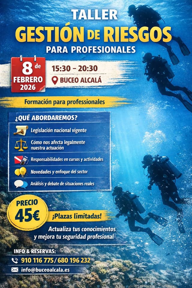 Taller de Gestión de Riesgos para profesionales. 45€